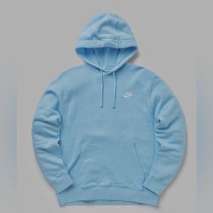 Light-blue nike fleece sweatshirt size M
